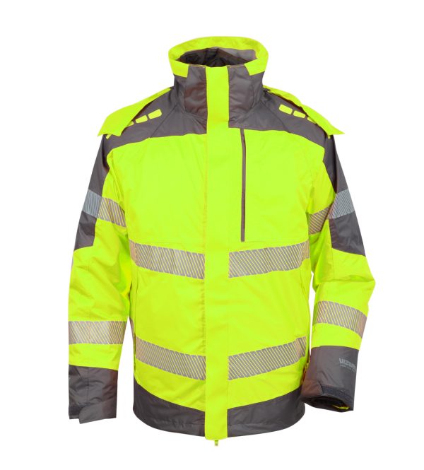 Warnschutz Winter-Regenjacke 3-1 HI-VIZ